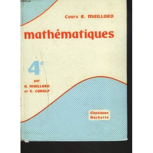 Mathematiques 4e