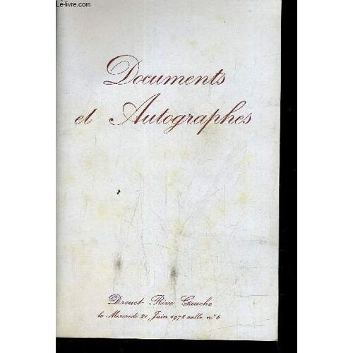 Autographes & Documents Historiques - Manuscrits Litteraires De La Collection Sacha Guitry.