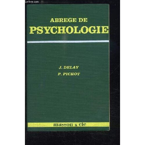 Abrégé De Psychologie.