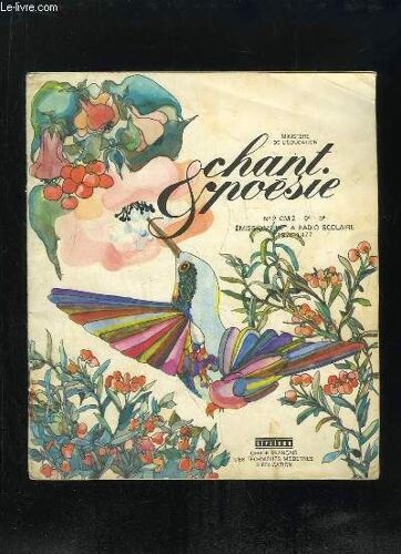Chant Et Poesie Livret N° 2 Cm2 6e Et 5e.