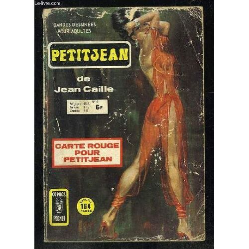 Petitjean. Carte Rouge Pour Petitjean. Bandes Dessinees Pour Adultes.