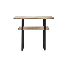 Console En Bois Clair Et Noir