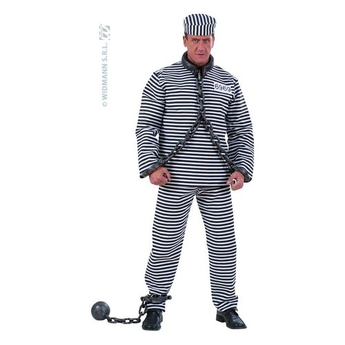 Costume De Bagnard Rayé Taille : M