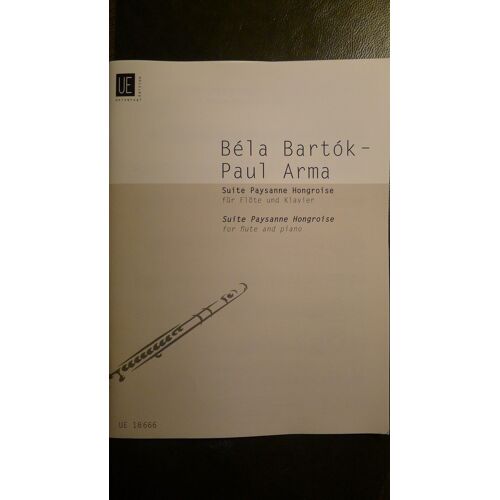 Suite Paysanne Hongroise-Bartok-Universal Edition