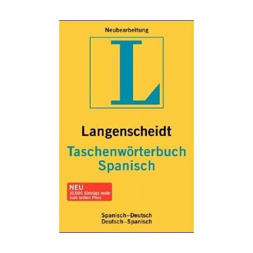 Spanisch-Deutsch / Deutsch-Spanisch. Taschenwoerterbuch. Langenscheidt. Ueber 110 000 Stichwoerter Und Wendungen