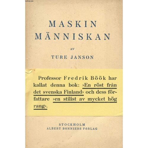 Maskinmänniskan