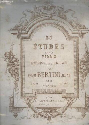 25 Etudes Pour Le Piano - Op.32 - 3° Cahier - 7° Edition.