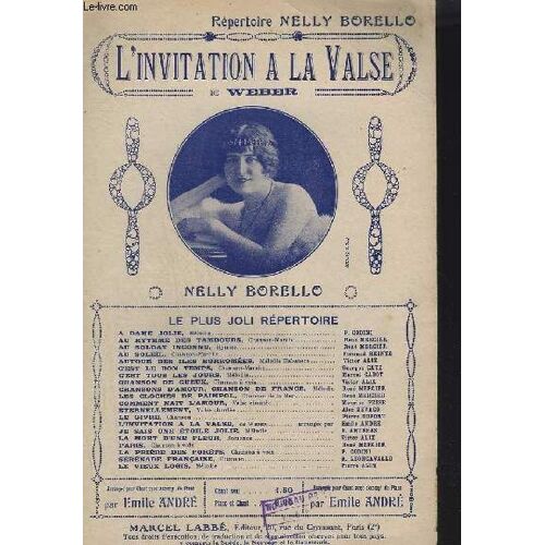 L'invitation A La Valse - Arrangee Pour Chant Avec Accompagnement De Piano.