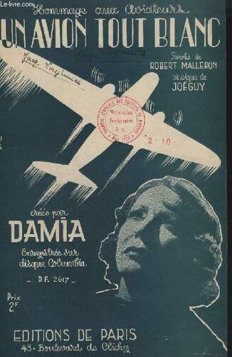 Un Avion Tout Blanc.
