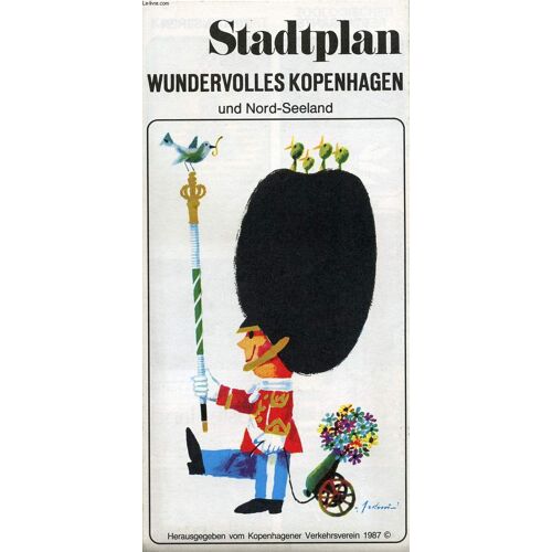 Stadtplan Wundervolles Kopenhagen Un Nord-Seeland