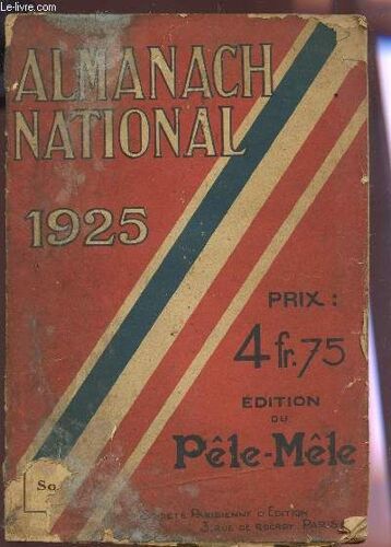 Almanach National 1925.