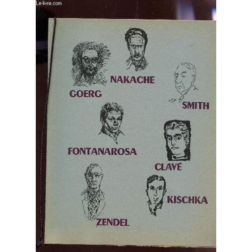 Plaquette De Presentation  D'artistes : Nakache, Goerg, Smith, Fontanarosa, Zendel? Clave, Kischka / Vihchy, Hotel Thermal.