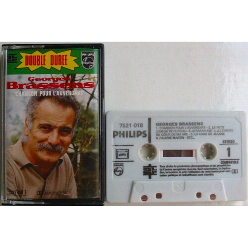 Georges Brassens Chanson Pour L'auvergnat Cassette Audio 22 Titres