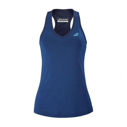 Vetements: T-Shirt Babolat Play Bleu Femme-Taille-L