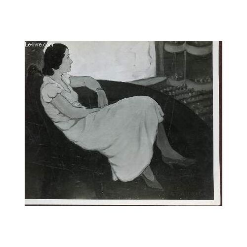 Photo-Carte En Noir Et Blanc / Portrait De Madame.