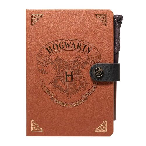 Harry Potter - Notebook + Stylo à Bille Baguette - Format A5