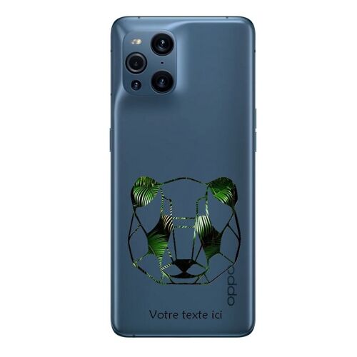 Coque Oppo X3 Pro Panda Jungle Personnalisee
