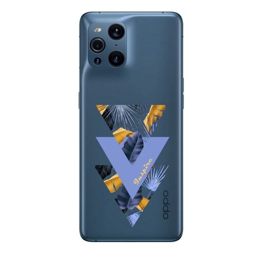 Coque OPPO X3 PRO inspire tropical bleu