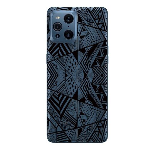 Coque OPPO X3 PRO geometrique noir