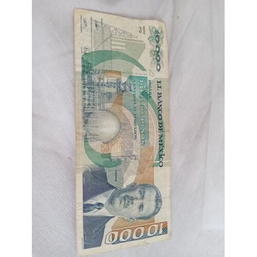 Billet 10000 Pesos Mexique