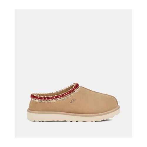 Ugg Mules Tasman Suède Brodé Beige