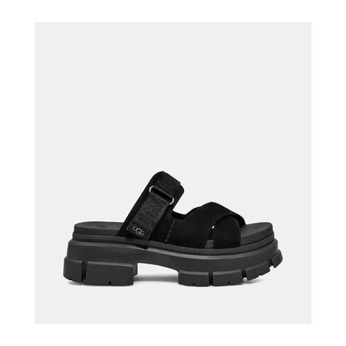 Ugg Mules Compensées Ashton Slide Noir