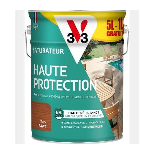 V33 - Saturateur Haute Protection Biosourcé naturel Mat - 5L + 20% - Beige
