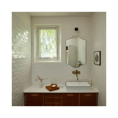 MADURA - Voilage Milos en Aspect lin vaporeux Blanc 60x298 cm - R9L1