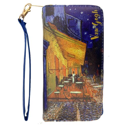 Grand portefeuille Terrasse du Café le Soir de Van Gogh