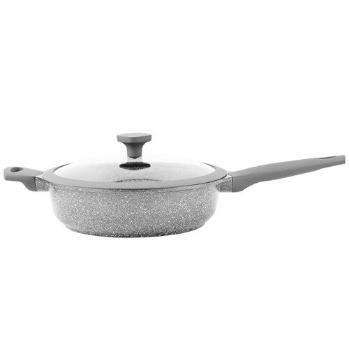 Sauteuse Fonte D'aluminium Anti Adhésif 24cm Tfi Vertu Kitchencook