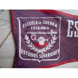 Fanion "École De Guerre Des Études Supérieures De Colombie"