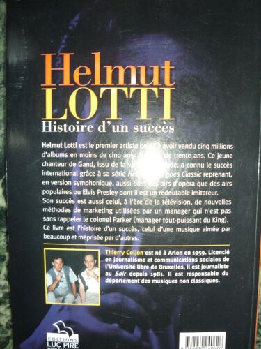Helmut Lotti: Histoire D'un Succes