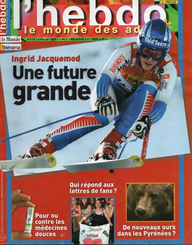 L'hebdo Le Monde Des Ados N°110 : Ingrid Jacquemod, Une Future Grande