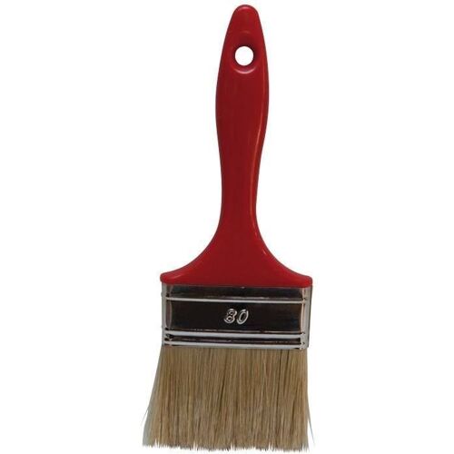 SAVY - Pinceau plat toute peinture largeur 80mm soies pures A