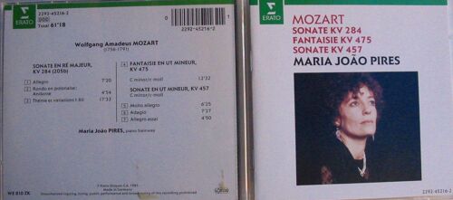 Mozart Sonate Kv 284 Fantaisie Kv 475 Sonate Kv 457 Maria Joao Pires