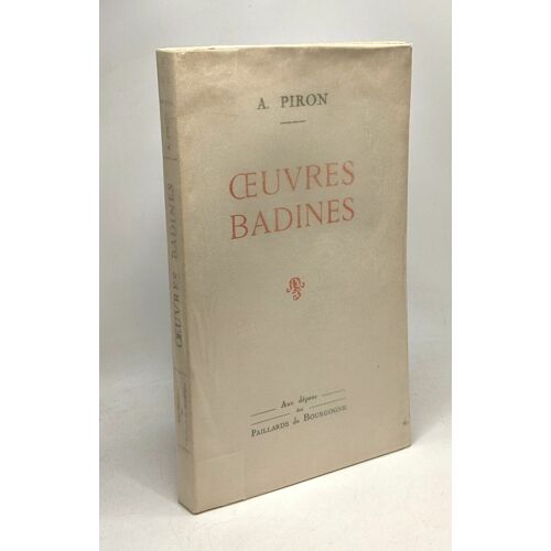 Oeuvres Badines