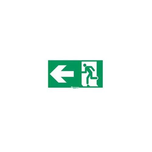 Legrand 061001 Etiquette signalisation réglementaire pour baes - sortie de secours porte à gche