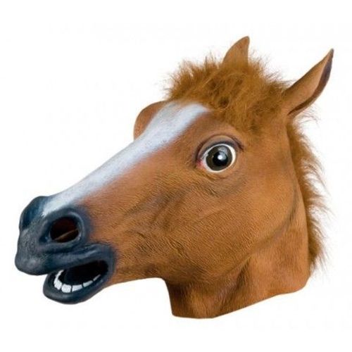 Masque Tête De Cheval Latex Integral Cosplay Fun