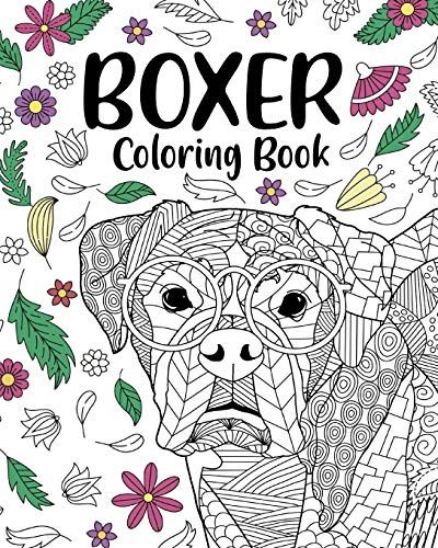 Boxer Dog Coloring Book