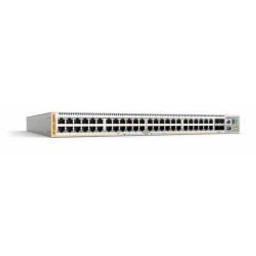 Allied Telesis AT x530L-52GPX - Commutateur - C3 - Géré - 48 x 10/100/1000 (PoE+) + 4 x 1 gigabit/10 gigabit SFP+ (liaison montante) - Montable sur rack - PoE+ (740 W)