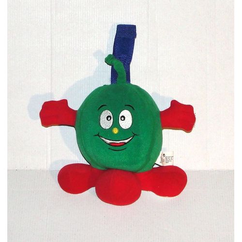 Pomme Verte Musical Berceuse Doudou Peluche Vintage Astm