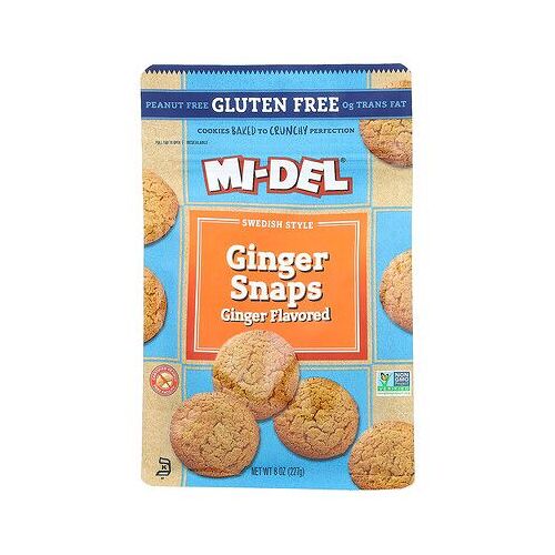 Mi-Del Cookies, Chips Au Gingembre À La Suédoise, Gingembre, 227 G
