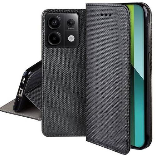 Housse Pour Xiaomi Redmi Note 13 Pro 5g / Poco X6 5g - Etui Coque Pochette Portefeuille + Film Ecran - Noir Magnet