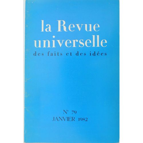 La Revue Universelle Des Faits Et Des Idées  79