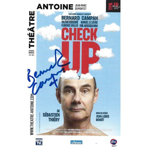 Autographe De : Bernard Campan