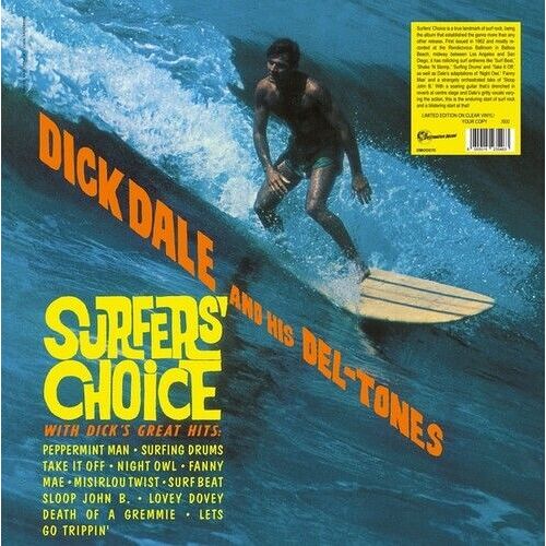 Dick Dale & His Del-Tones - Surfers' Choice [Vinyl Lp] Clear Vinyl