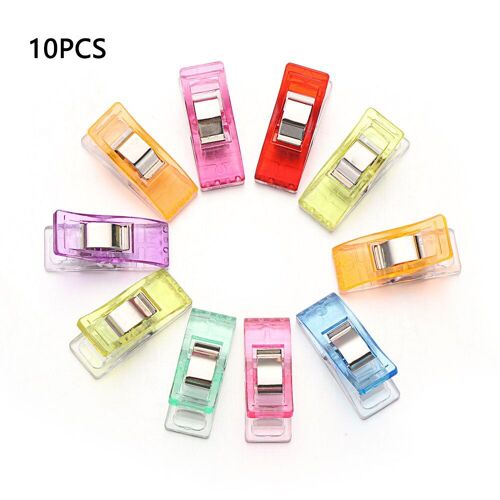 Clips Pour Peinture Diamant, 10 Pièces, Couleur Mixte, Maintien De La Toile, Accessoires De Couture Pour Vêtements, Point De Croix