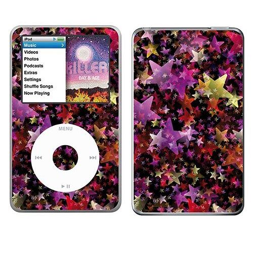 SKIN STICKERS POUR APPLE IPOD CLASSIC (STICKER : ETOILES)