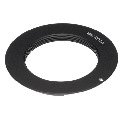 vhbw Bague d'adaptation compatible avec Canon EOS R, EOS RP - Monture RF vers objectifs M42 noir