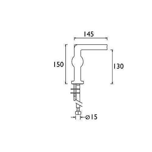 Bristan Exd 1hbf C Exodus 1 trou de baignoire, Chrome